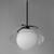 Studio M DOMAIN SM31014CLBC Pendant Traditional - Black Chrome