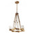 27 Inch Suspension Chandelier – Polished Gold