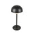 Hinata 5-in Black LED Table Lamp Rechargeable, Portable, Cordless