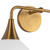 Hazel 17-in Aged Gold/Opal Matte Glass 2 Lights Vanity