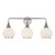 Hazel 26-in Chrome/Opal Matte Glass 3 Lights Vanity
