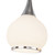 Hazel 26-in Chrome/Opal Matte Glass 3 Lights Vanity