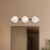 Cleo 23-in Chrome/Opal Glass LED Vanity Light