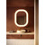 Float 37-in White LED Vanity Mirror