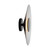 Cruz 15-in Metal - Black/White LED Wall Sconce