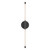 Motif 26-in Black LED Wall Sconce