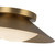 Cleo 9-in Brushed Gold/Opal Glass LED Wall Sconce