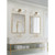 Revolve Ii Clear Glass/Natural Brass 2 Lights Wall/Vanity
