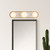 Alonso 23-in Vintage Brass LED Wall/Vanity