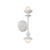 Cadence 11-in Antique White 2 Lights Wall/Vanity