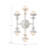 Cadence 11-in Antique White 6 Lights Wall/Vanity