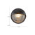 Palais 6-in Ribbed Glass/Urban Bronze LED Wall/Vanity