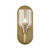 Lucian 9-in Clear Crystal/Vintage Brass 1 Light Wall/Vanity