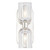 Lucian 11-in Clear Crystal/Polished Nickel 2 Lights Wall/Vanity