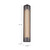 Sabre 23-in Ribbed Glass/Urban Bronze LED Wall/Vanity