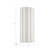 Martine 6-in Antique White 2 Lights Wall/Vanity