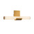Apollo 6-in Vintage Brass LED Wall Vanity