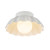 Soleil 10-in Antique White/Opal Glass LED Wall/Vanity Light