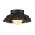 Soleil 10-in Matte Black/Opal Glass LED Wall/Vanity Light