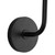 Plisse 7-in Matte Black 1 Light Wall/Vanity