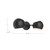 Willow 17-in Matte Black 2 Lights Wall/Vanity