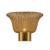 Rancho 14-in Brushed Gold Socket Wall/Vanity Light