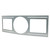 Nora NFP-R725 New Construction Plate for 8” Round Can-less Downlights