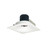 Nora NIO-4SNB30QMPW 4 inch Iolite LED Square Bullnose, 10-Degree Optic, 950lm / 12W, 3000K, Matte Powder White Finish