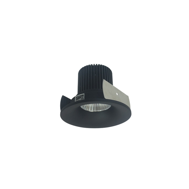 Nora NIOB-2RNB30XBB/10 2 inch Iolite LED Round Bullnose, 1000lm / 14W, 3000K, Black Finish