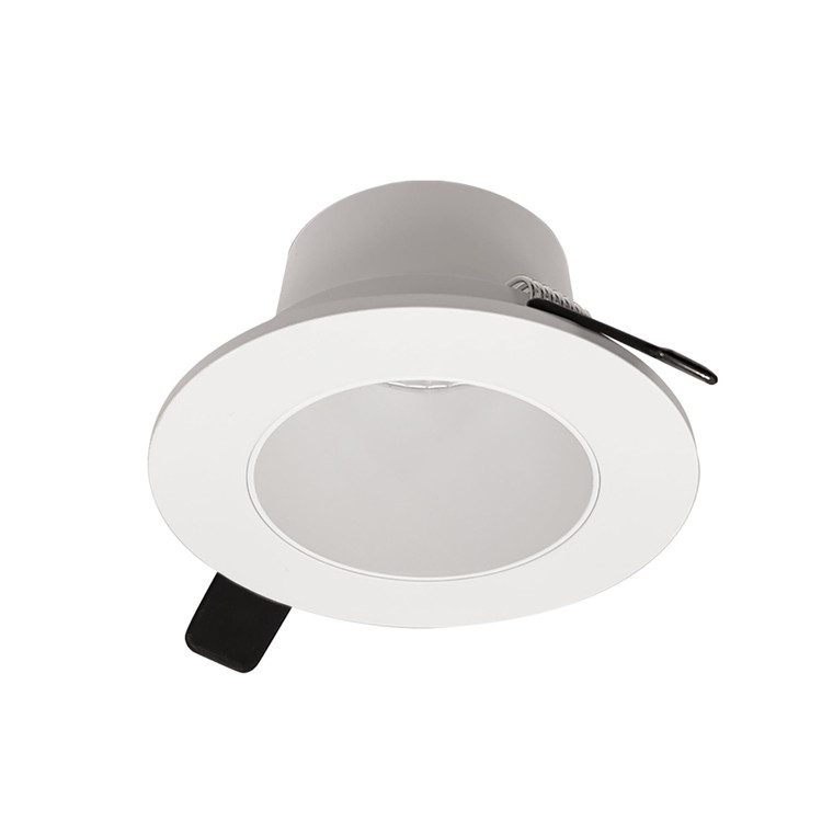 Nora NIOC-2RNDCWW 2 inch Iolite Can-less Round Downlight Trim, White finish