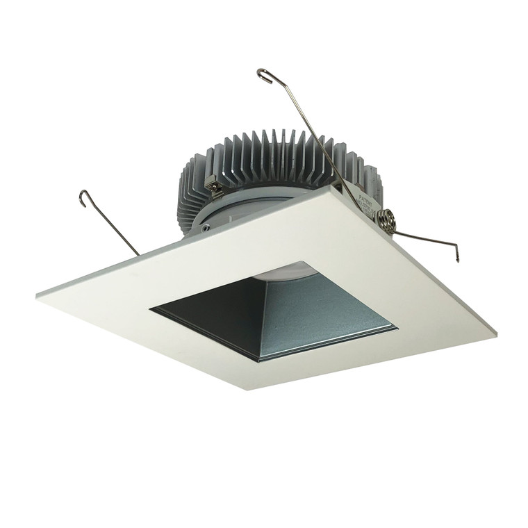 Nora NLCB2-6562030PW 6 inch Cobalt Dedicated High Lumen Square/Square, 2000lm, 3000K, Pewter Reflector / White Flange