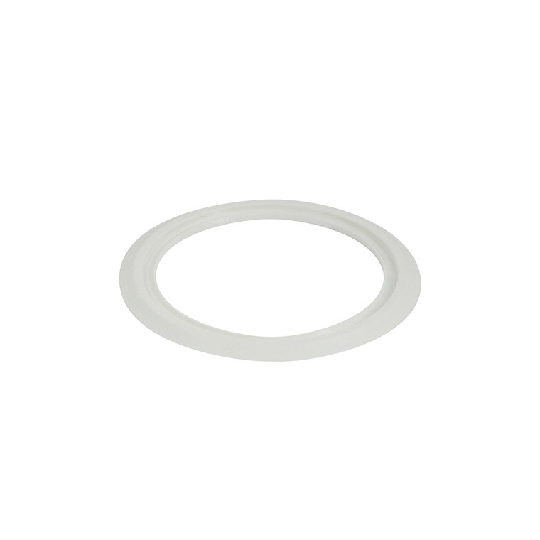 Nora NLCBC-4OR-MPW Round Oversize Ring for 4 inch Cobalt Retrofits, Matte Powder White Finish