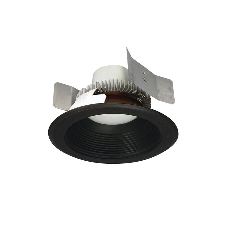 Nora NLCBC2-55230BZBZ/10LE4 5 inch Cobalt Click Round Retrofit Baffle, 1000lm / 12W, 3000K, Bronze Baffle / Bronze Flange, 120-277V input; Phase or 0-10V dimming