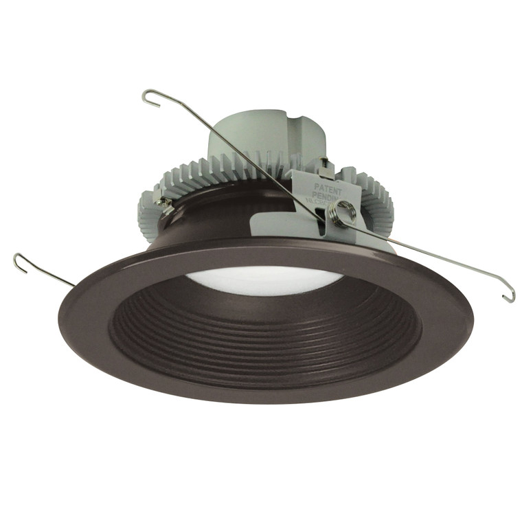 Nora NLCBC2-65240BZBZ/ALE4 6 inch Cobalt Click Round Retrofit Baffle, 750lm / 10W, 4000K, Bronze Baffle / Bronze Flange, 120-277V input; Phase or 0-10V dimming
