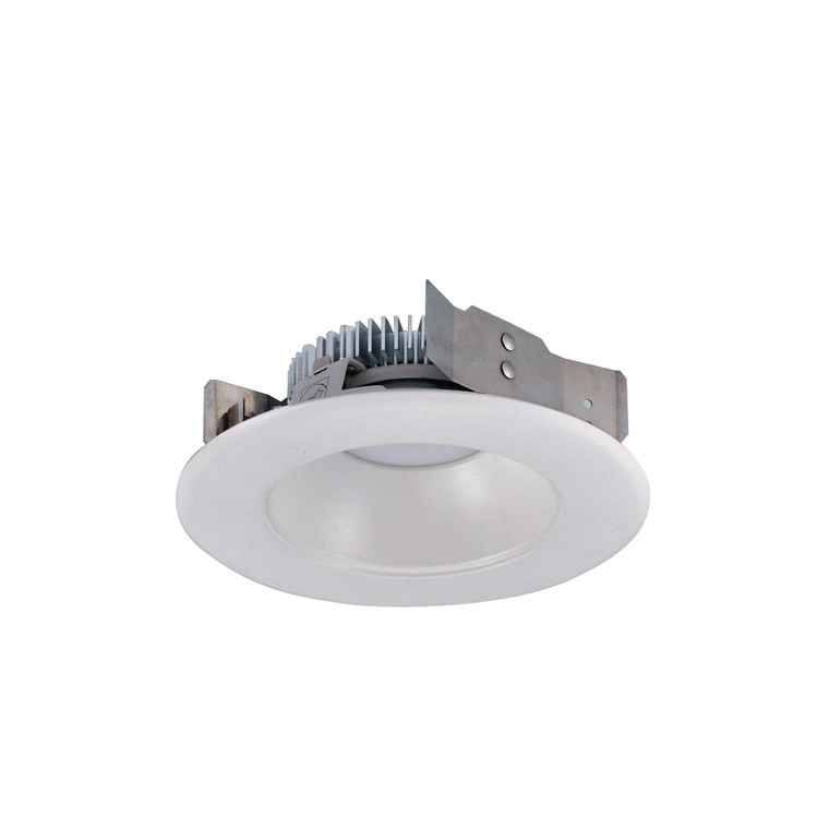 Nora NLCBS-4W521227WW 4 inch Cobalt Shallow High Lumen LED Trim, Round Baffle, 1250lm, 2700K, White