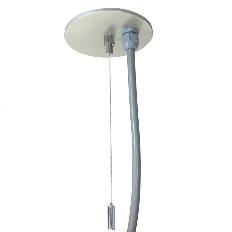 Nora NLIN-PCCA/20 20 ft Pendant & Power Mounting Kit for L-Line Direct Series, Aluminumminum Finish