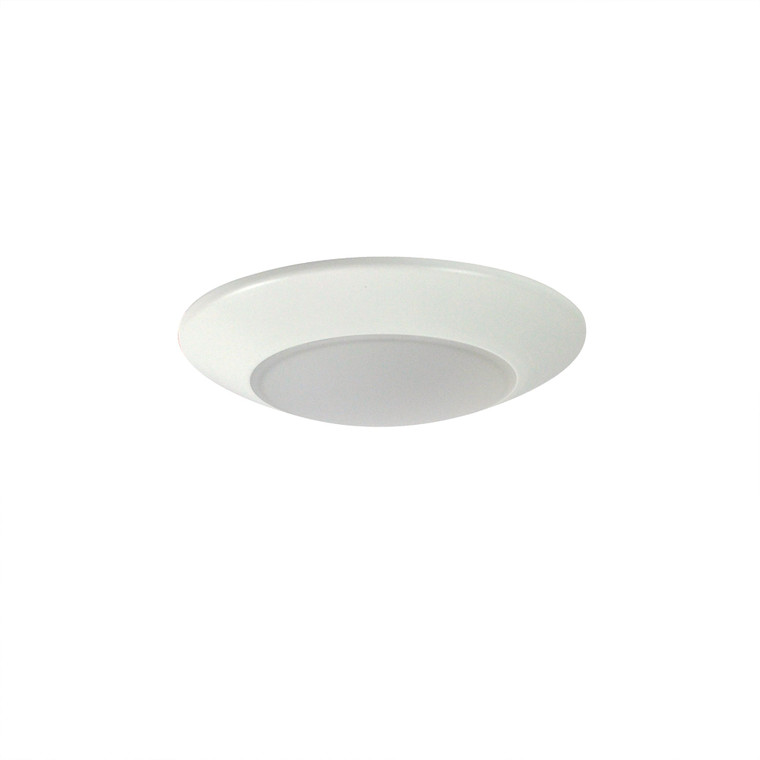 Nora NLOPAC-R4509T2450W 4 inch AC Opal LED Surface Mount, 700lm / 10.5W, 5000K, White finish