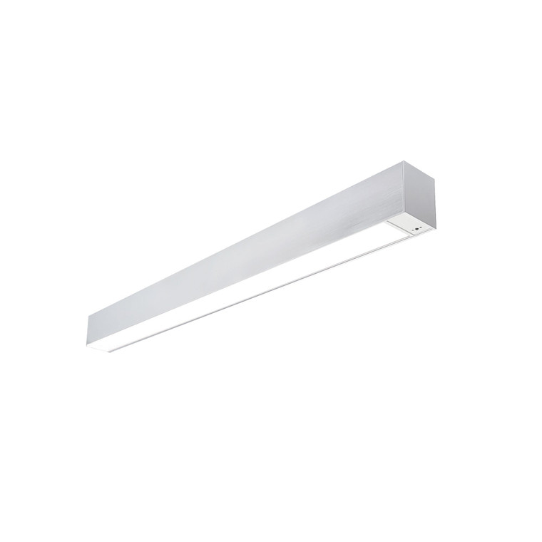 Nora NLUD-2334A/OS 2 ft L-Line LED Indirect/Direct Linear, 3710lm / Selectable CCT, Aluminumminum Finish, with Motion Sensor