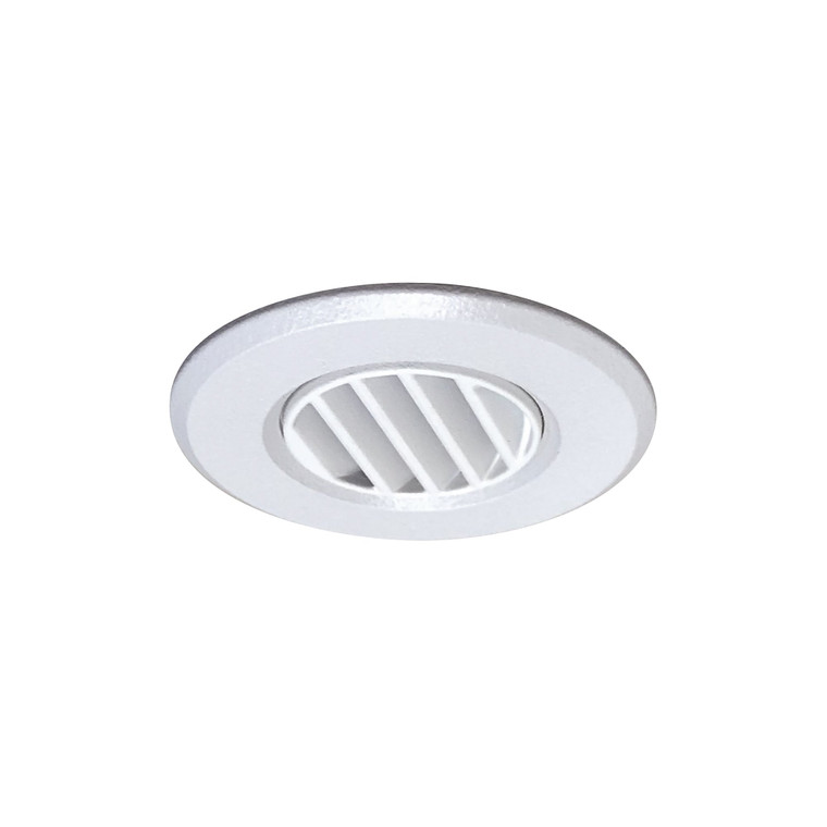 Nora NM1-RLOUVW 1 inch Round M1 Louver Trim, White