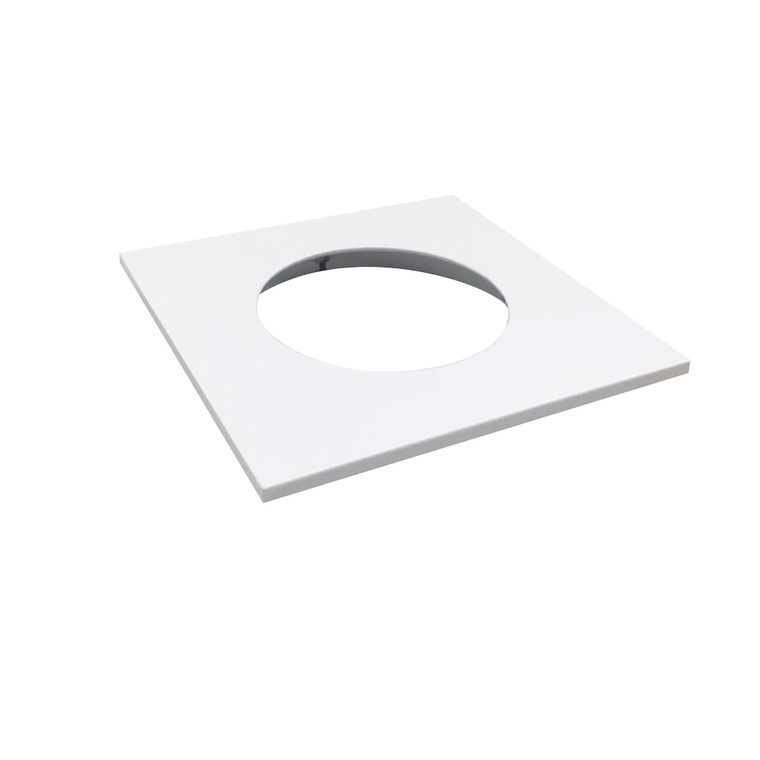 Nora NM2-2SETMPW Square Trim for NM2-2R270, Matte Power White