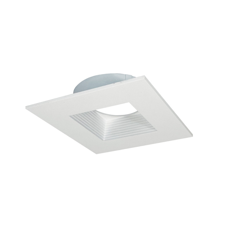 Nora NM4-SDTMPW Square Baffle Trim for NM4-RDC, Matte Powder White