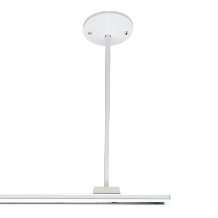 Nora NT-372W 72 inch Pendant Assembly Kit for Track Systems, White Finish