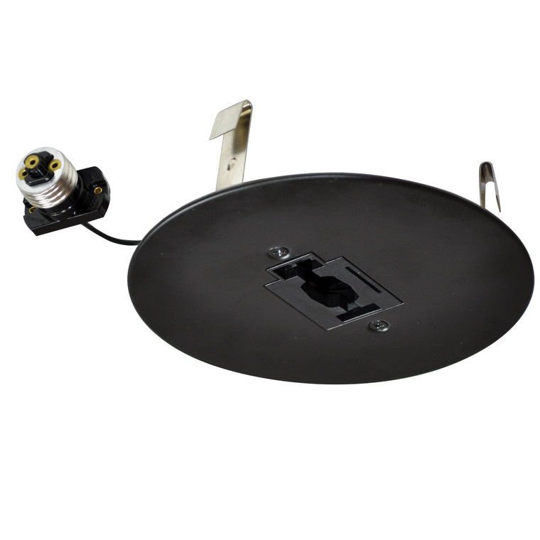 Nora NT-374B 4 inch Track Monopoint Retrofit Kit, Black Finish