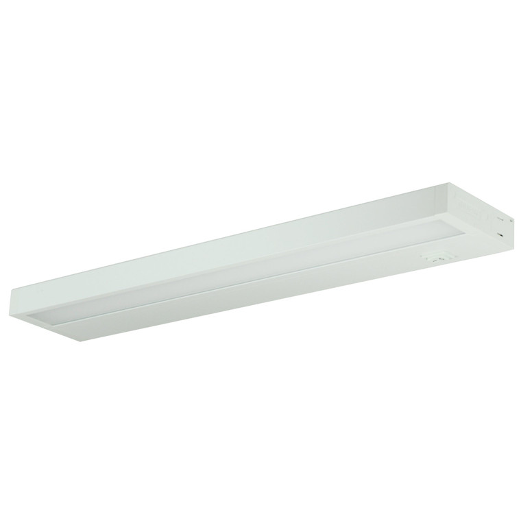 Nora NUD-8818/30WH 18 inch LEDUR Under Cabinet with Dedicated CCT (3000K), 360lm/ft, 11W, White Finish
