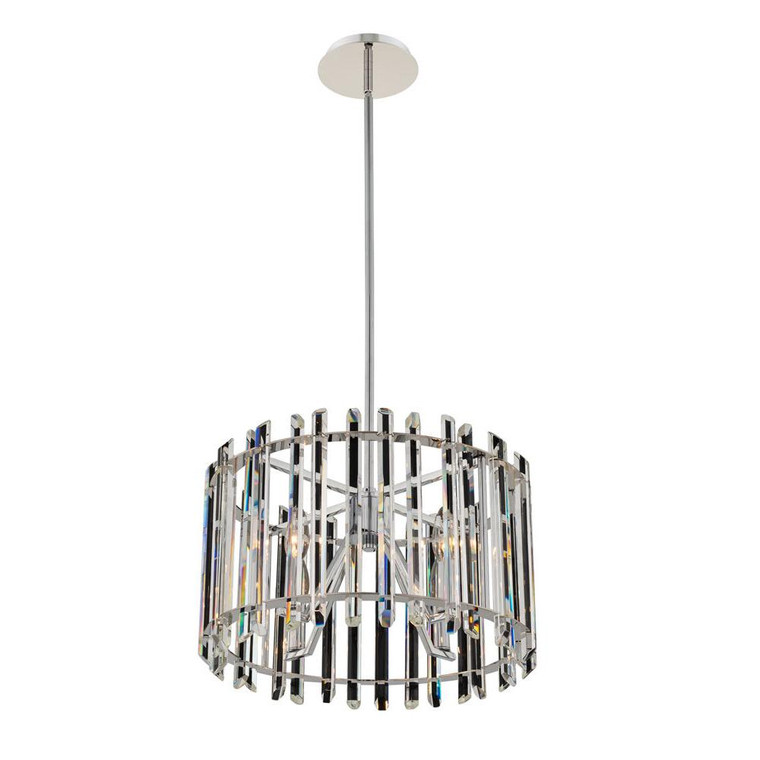 Viano Luxury Crystal Pendant – Polished Chrome
