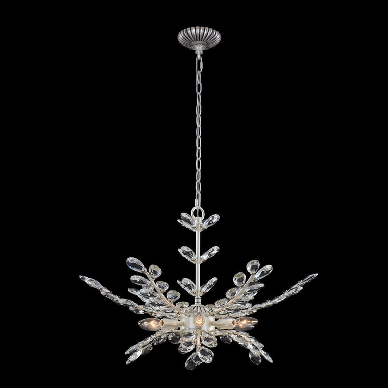 Alloro Luxury Crystal Pendant – Pewter
