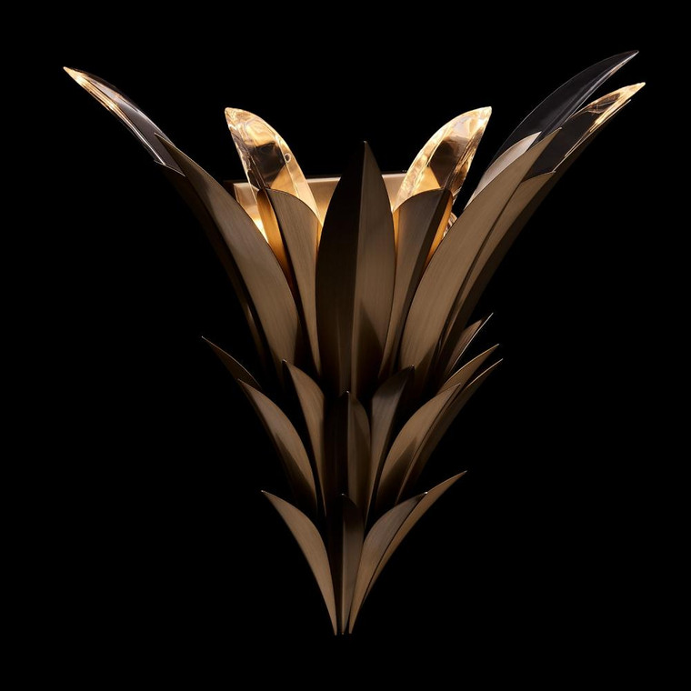 Rotondo Luxury Crystal Pendant – Winter Brass