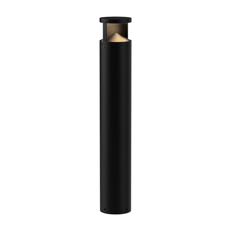 Dover 39-in Black LED Exterior Bollard