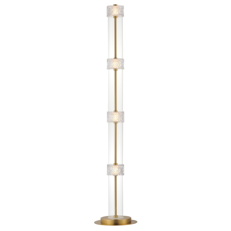 Elysian 15 Inch Floor Lamp – Natural Aged Brass – E11088-124NAB
