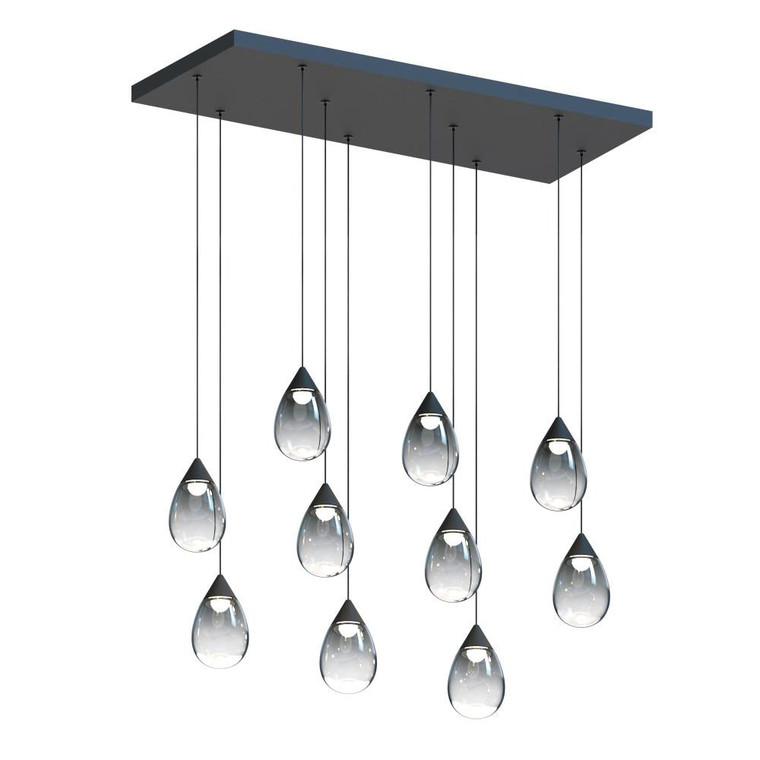 Dewdrop 12.75 Inch Linear Pendant – Black – E21566-142BK